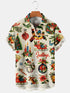 Men's Christmas Funny Graphic Short Sleeve Hawaiian Shirt